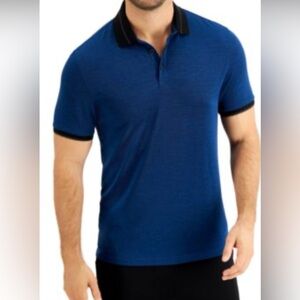 Hugo Boss Navy Polo Shirt with Black Accents